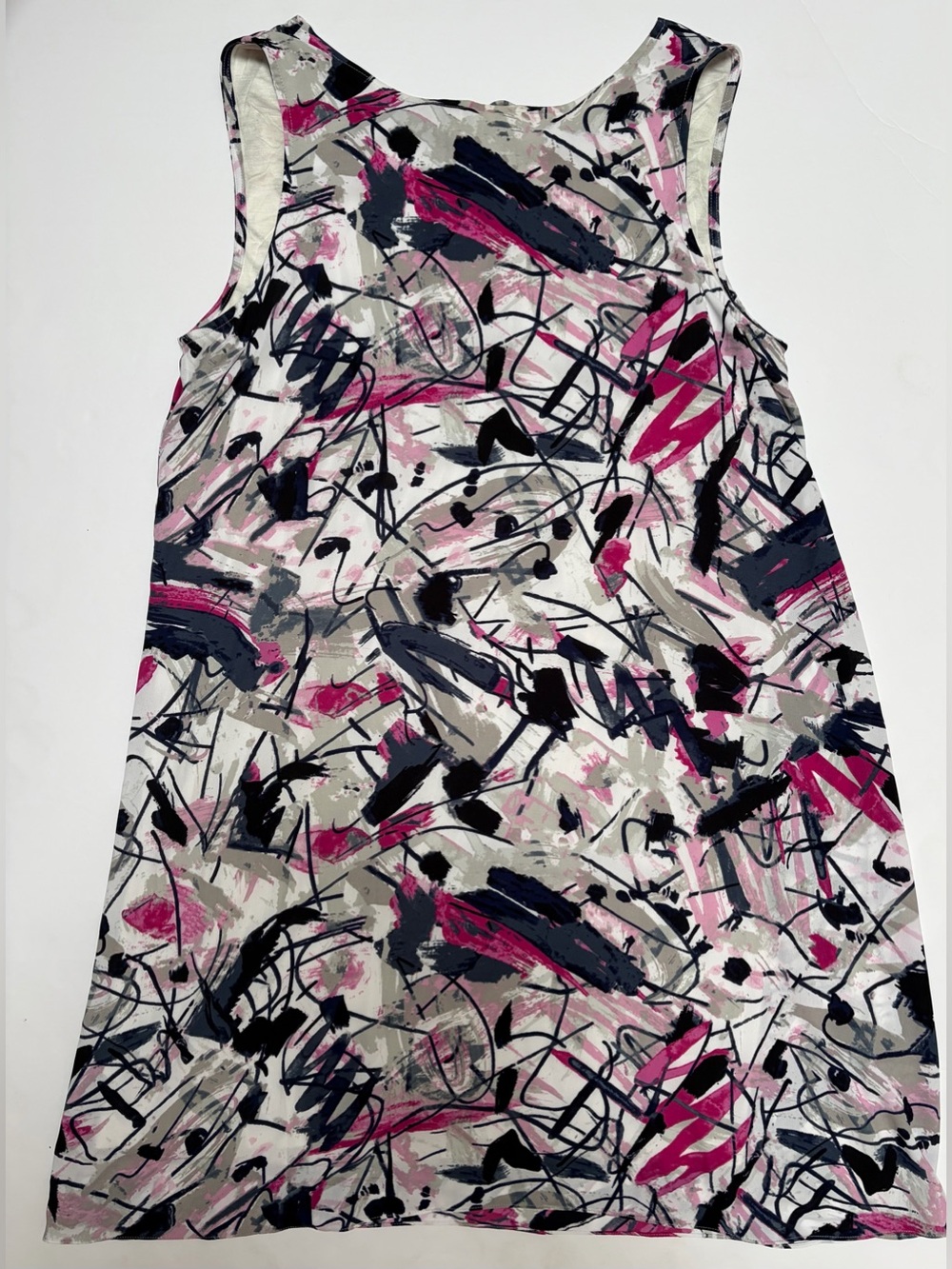 Nic + Zoe Women’s Multicolor Abstract Print Sleeveless Dress | Size: L